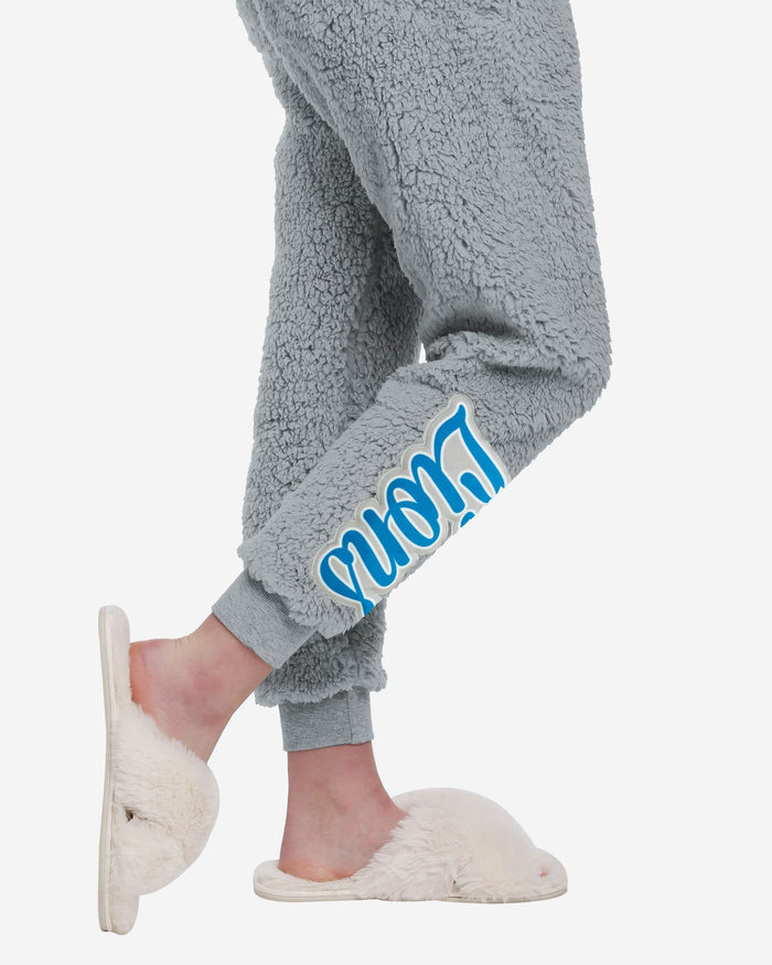 Detroit Lions Womens Sherpa Lounge Set FOCO - FOCO.com