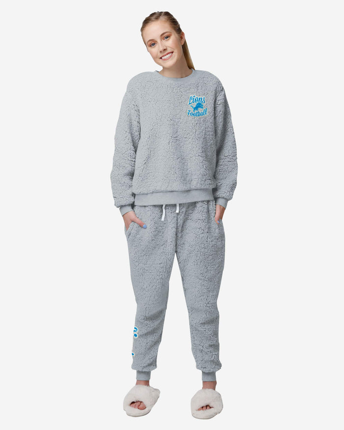 Detroit Lions Womens Sherpa Lounge Set FOCO S - FOCO.com