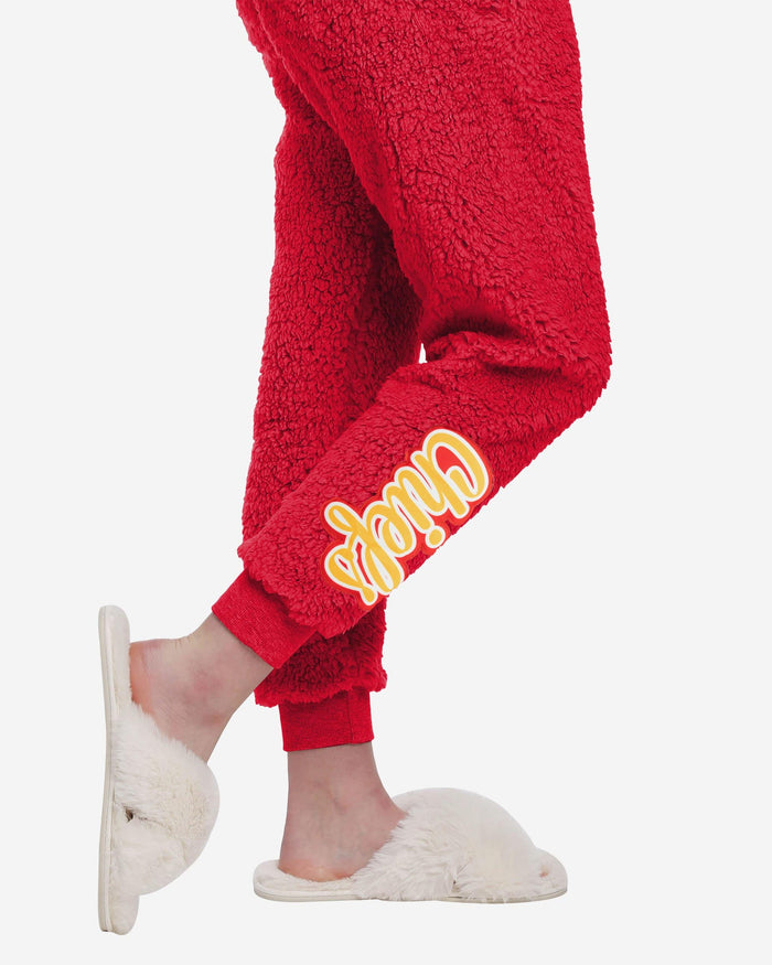 Kansas City Chiefs Womens Sherpa Lounge Set FOCO - FOCO.com