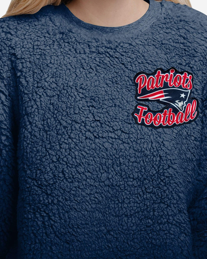 New England Patriots Womens Sherpa Lounge Set FOCO - FOCO.com