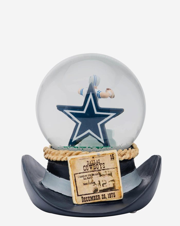Dallas Cowboys Iconic Moment Snow Globe FOCO - FOCO.com