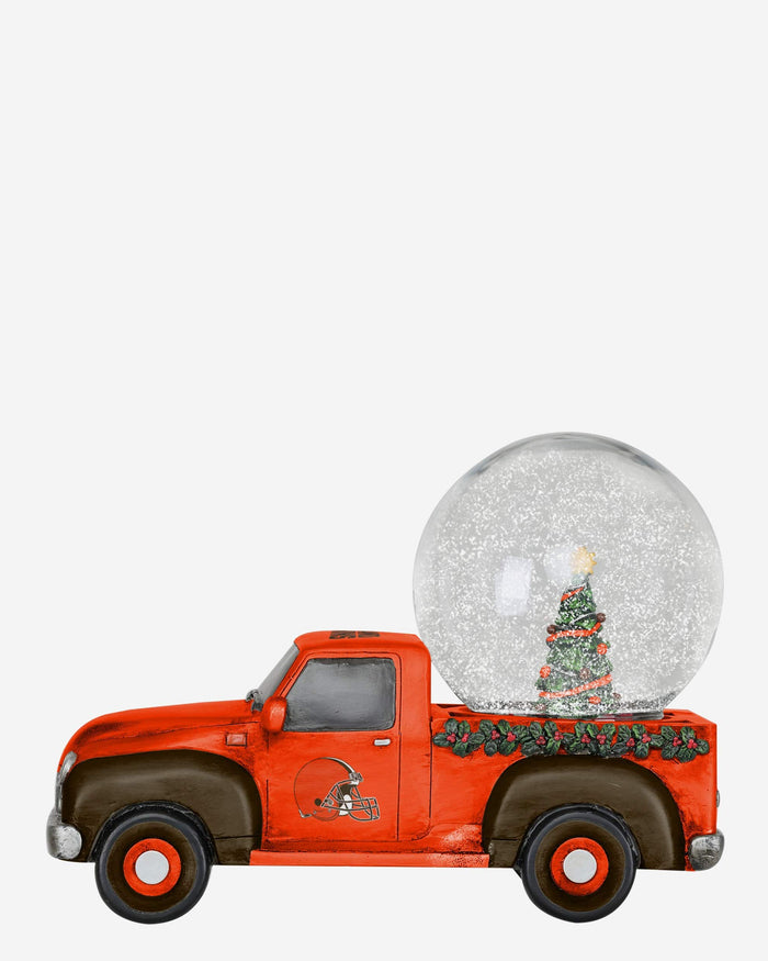 Cleveland Browns Pickup Truck Snow Globe FOCO - FOCO.com