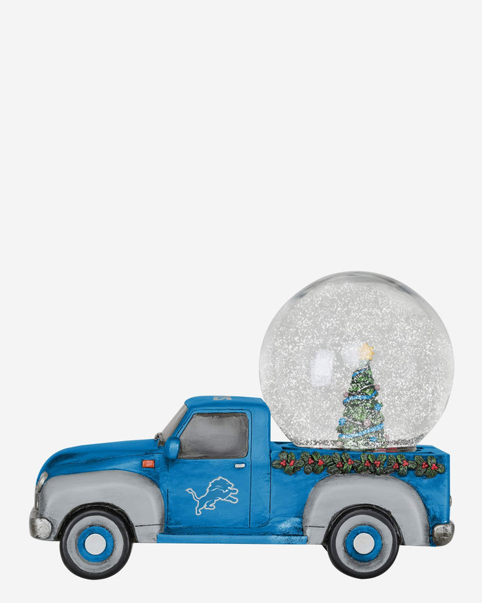 Detroit Lions Pickup Truck Snow Globe FOCO - FOCO.com