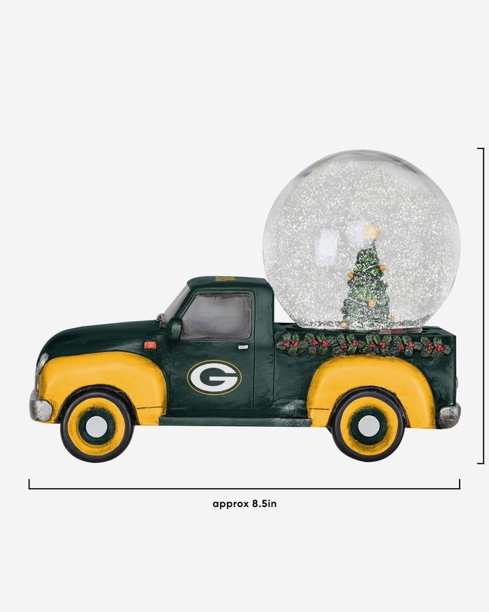 Green Bay Packers Pickup Truck Snow Globe FOCO - FOCO.com