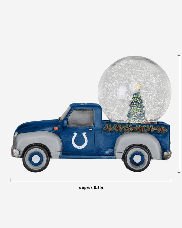 Indianapolis Colts Pickup Truck Snow Globe FOCO - FOCO.com