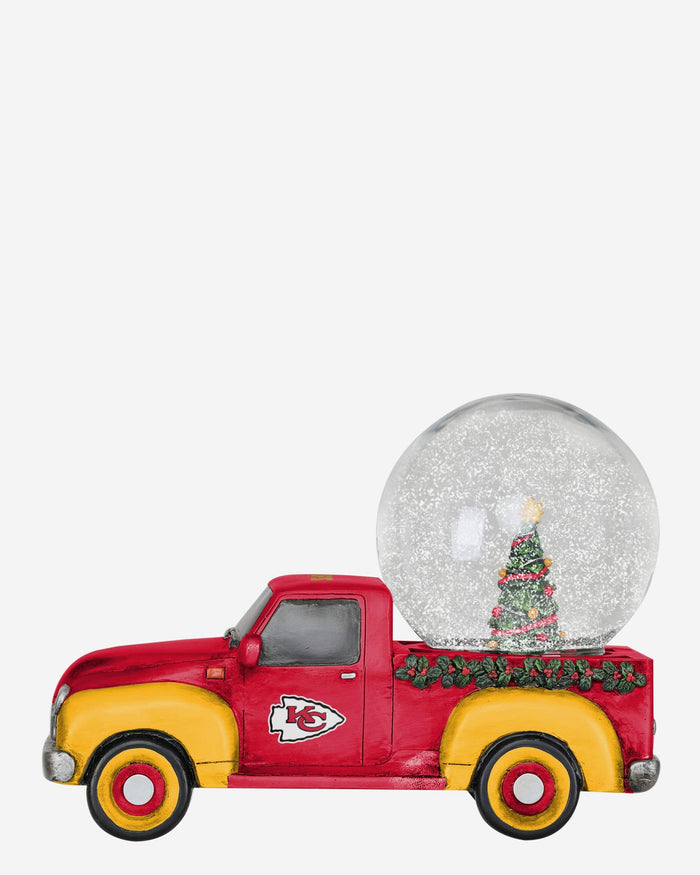 Kansas City Chiefs Pickup Truck Snow Globe FOCO - FOCO.com