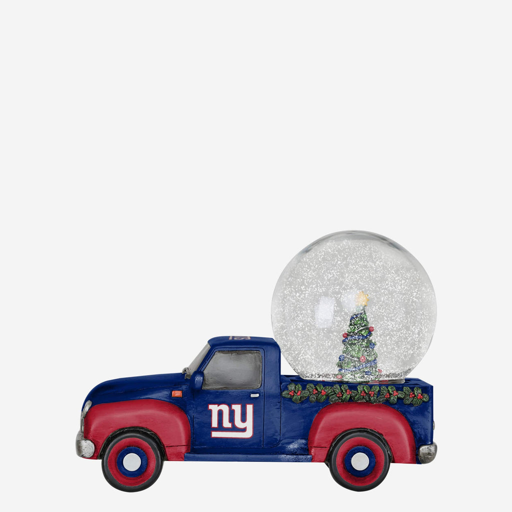 New York Giants Pickup Truck Snow Globe FOCO - FOCO.com