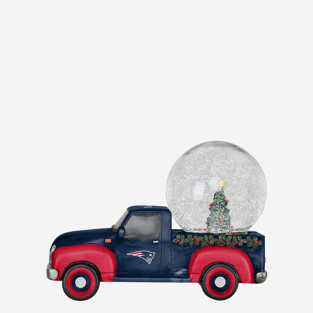 New England Patriots Pickup Truck Snow Globe FOCO - FOCO.com