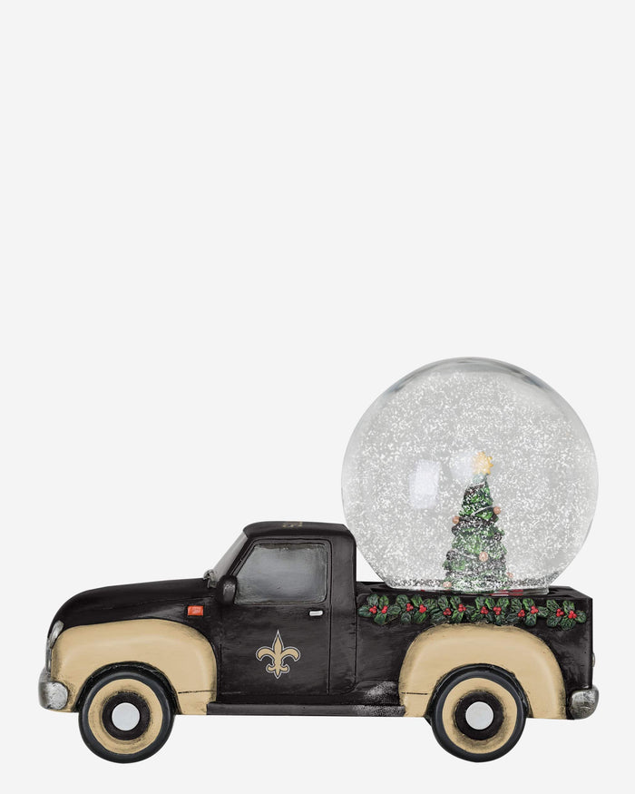 New Orleans Saints Pickup Truck Snow Globe FOCO - FOCO.com