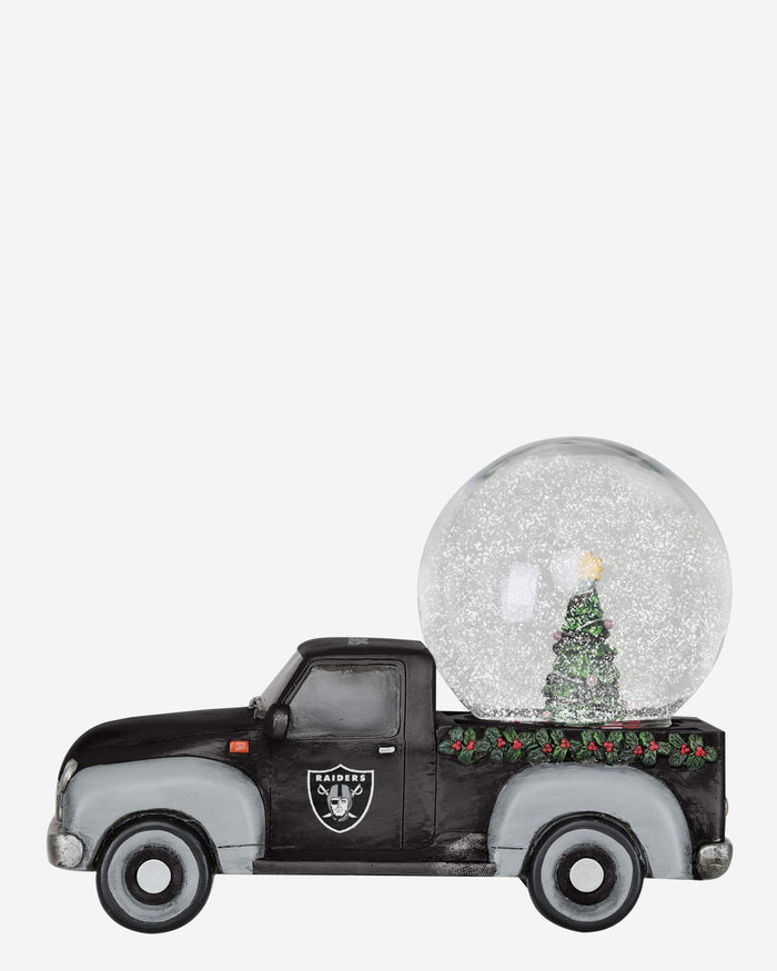 Las Vegas Raiders Pickup Truck Snow Globe FOCO - FOCO.com