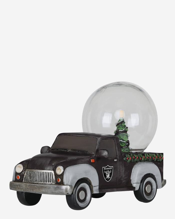 Las Vegas Raiders Pickup Truck Snow Globe FOCO - FOCO.com