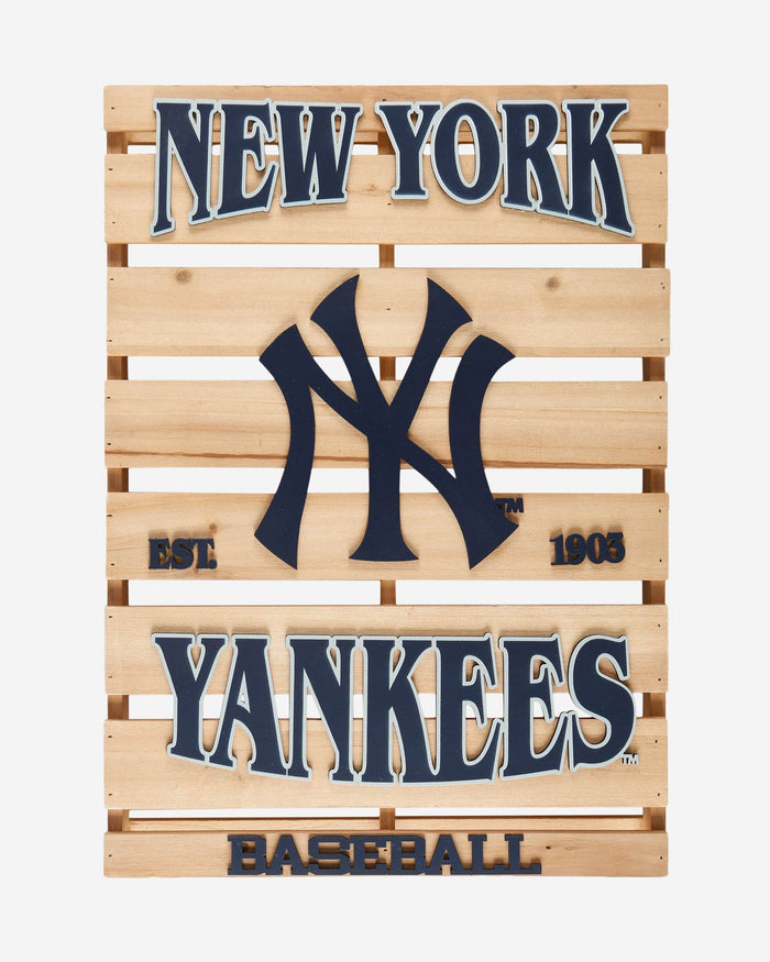 New York Yankees Wood Pallet Sign FOCO - FOCO.com