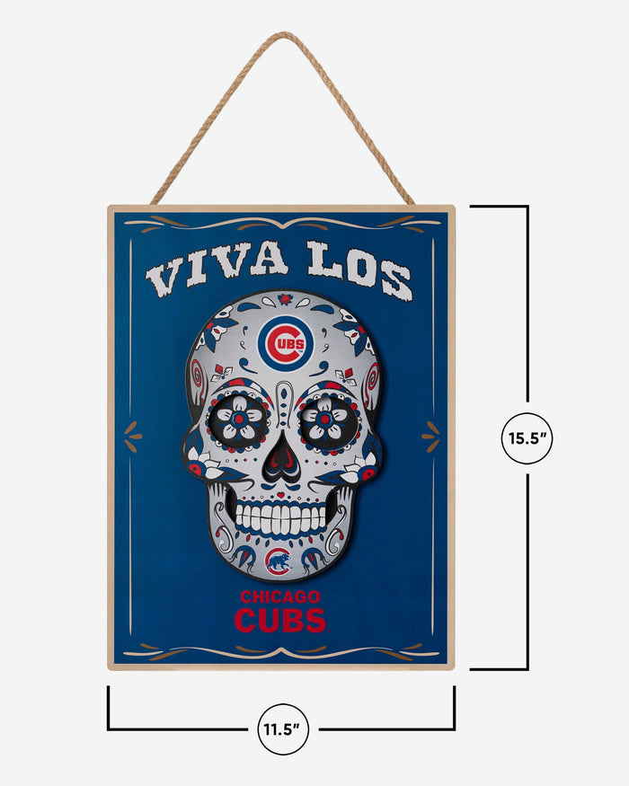 Chicago Cubs Day Of The Dead LED Sign FOCO - FOCO.com