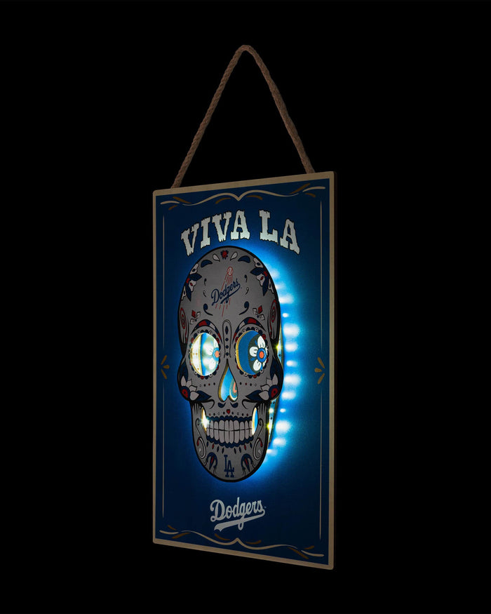 Los Angeles Dodgers Day Of The Dead LED Sign FOCO - FOCO.com