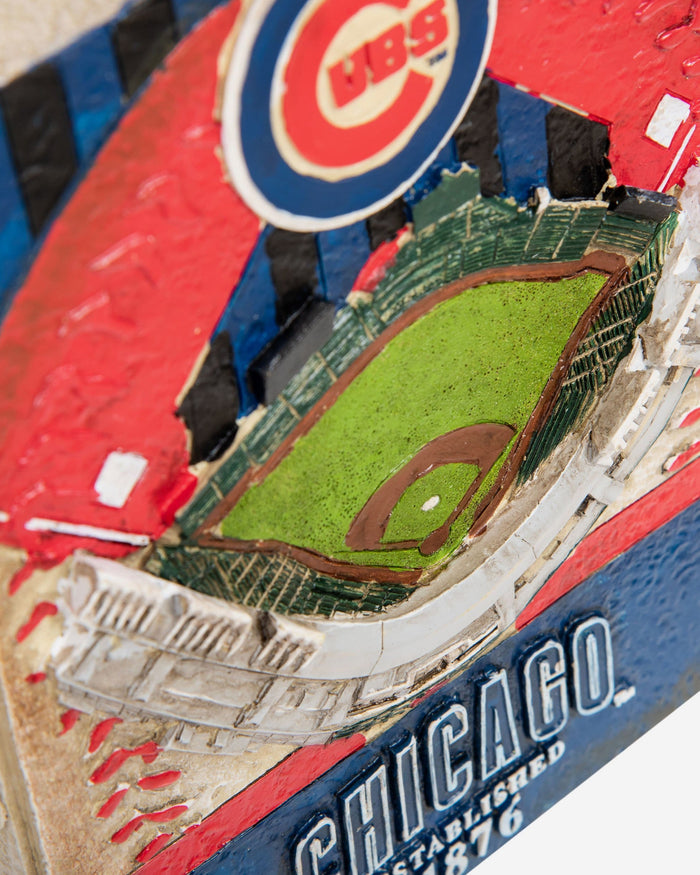 Chicago Cubs Wrigley Field Stadium Wall Plaque FOCO - FOCO.com