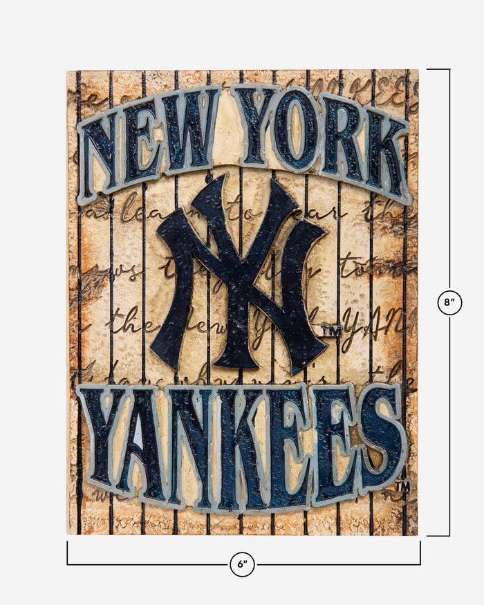 New York Yankees Team Logo Wall Plaque FOCO - FOCO.com