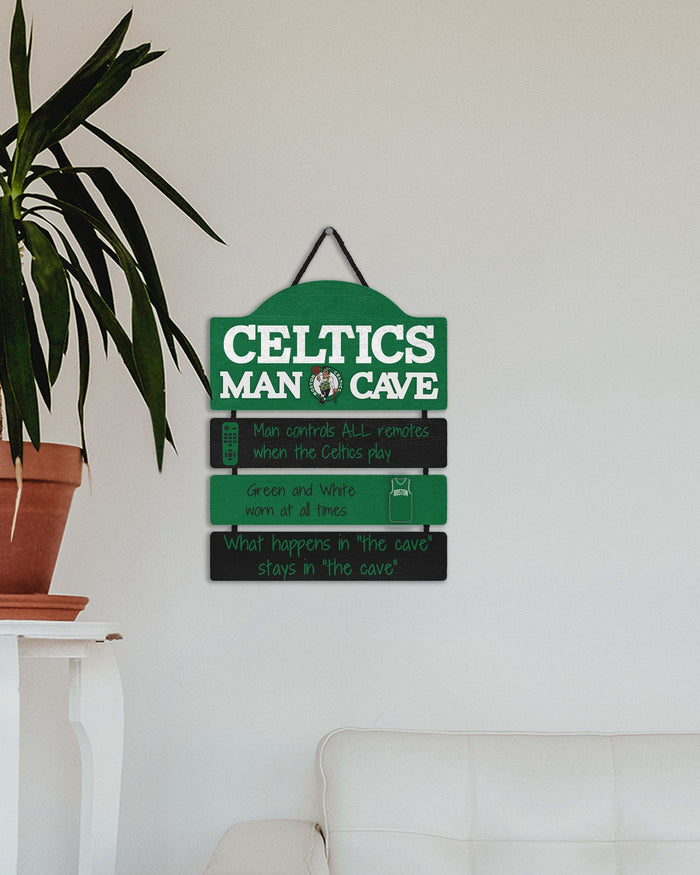 Boston Celtics Mancave Sign FOCO - FOCO.com