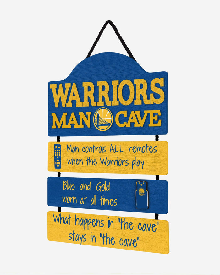 Golden State Warriors Mancave Sign FOCO - FOCO.com