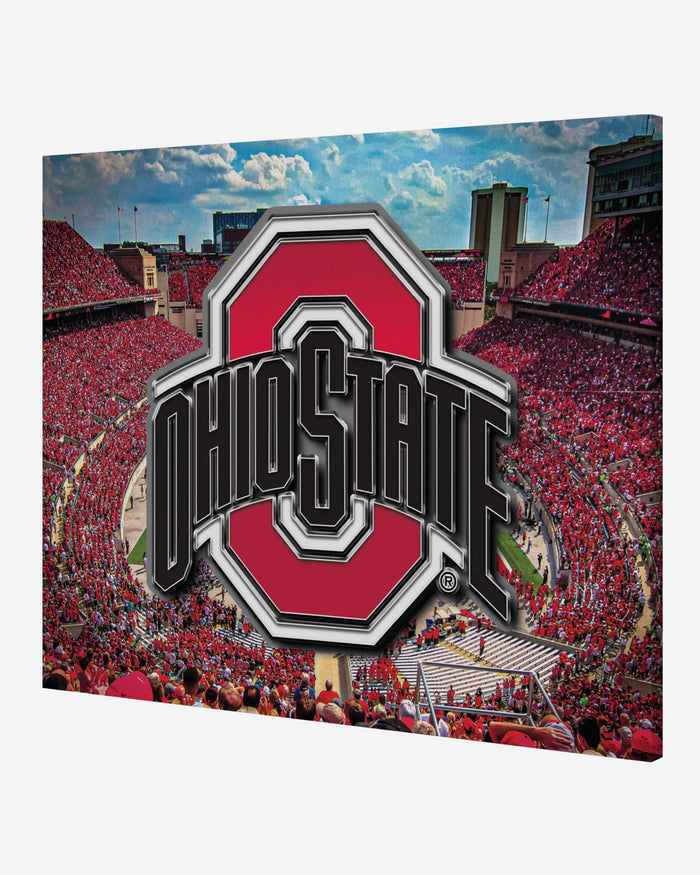 Ohio State Buckeyes Canvas Wall Sign FOCO - FOCO.com