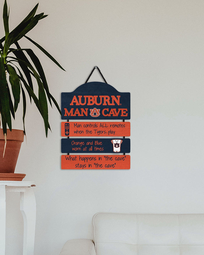 Auburn Tigers Mancave Sign FOCO - FOCO.com