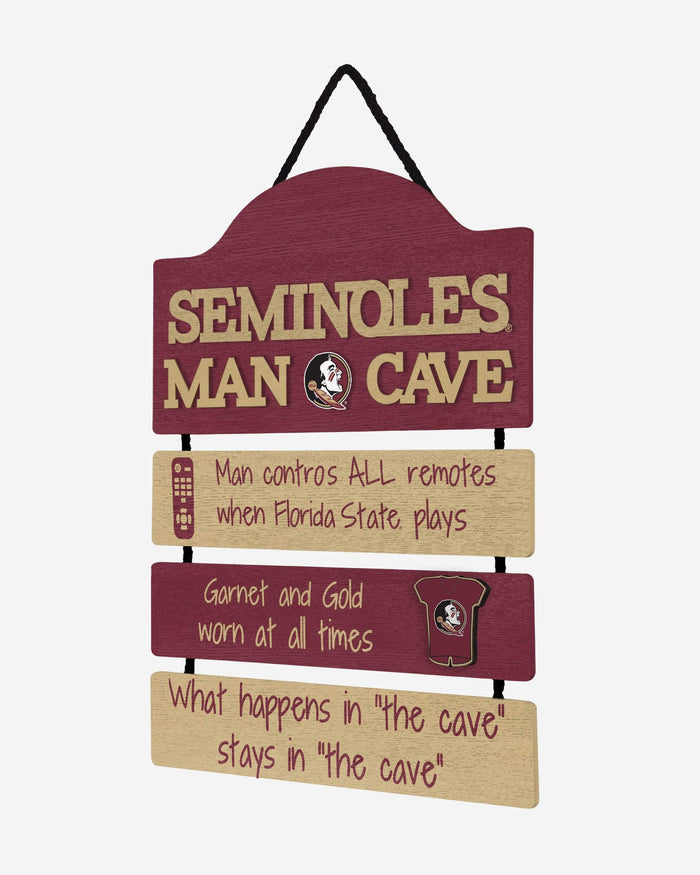 Florida State Seminoles Mancave Sign FOCO - FOCO.com