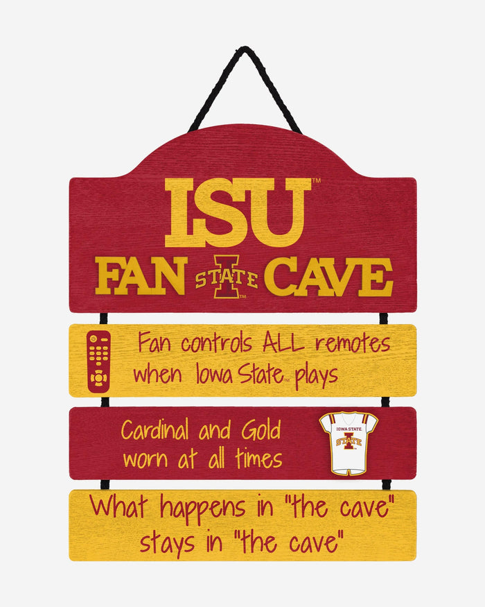 Iowa State Cyclones Mancave Sign FOCO - FOCO.com