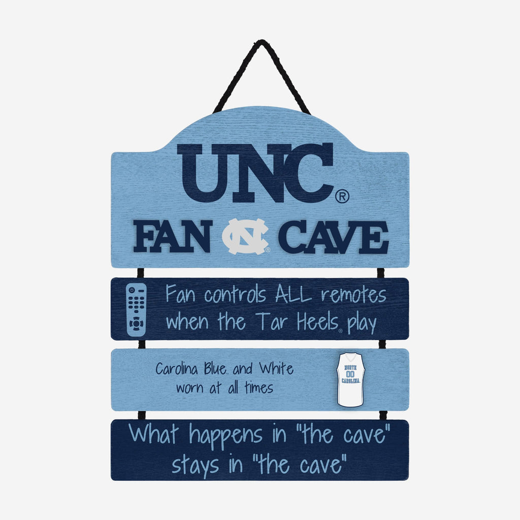 North Carolina Tar Heels Mancave Sign FOCO - FOCO.com