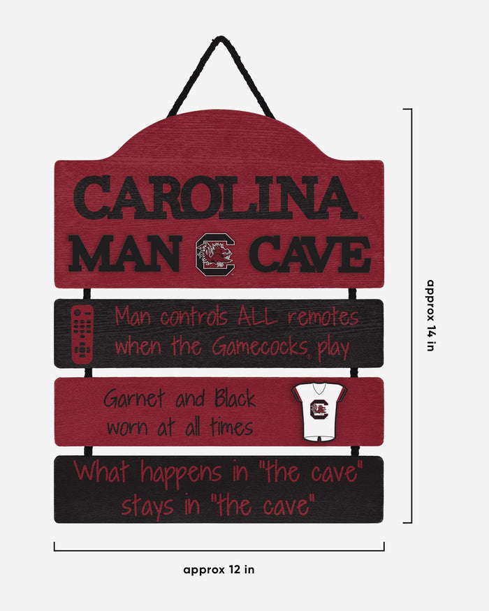 South Carolina Gamecocks Mancave Sign FOCO - FOCO.com