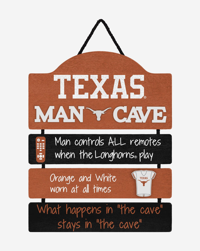 Texas Longhorns Mancave Sign FOCO - FOCO.com