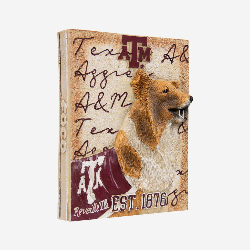 Reveille Texas A&M Aggies Mascot Wall Plaque FOCO - FOCO.com