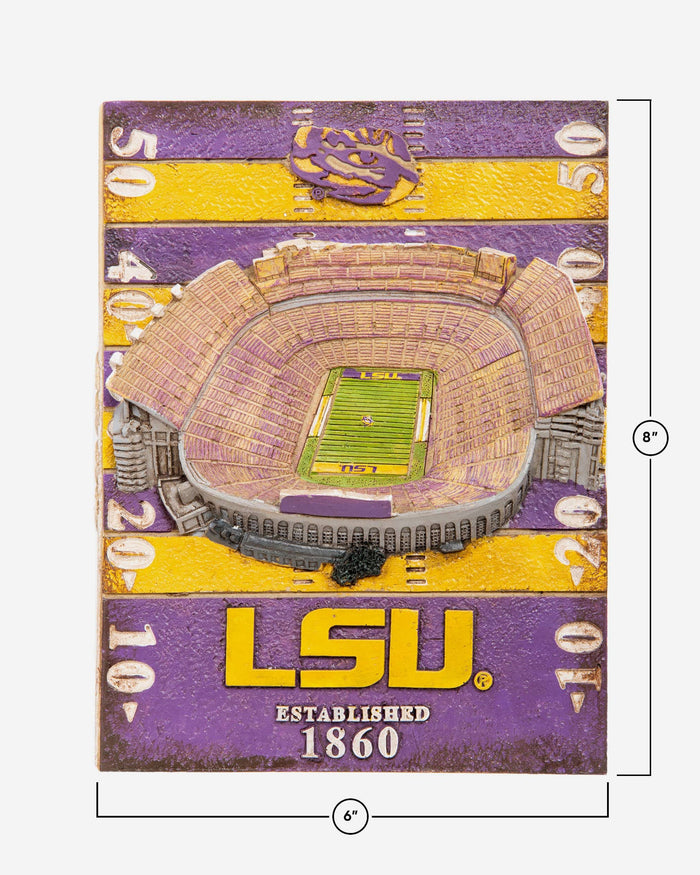 LSU Tigers Tiger Stadium Wall Plaque FOCO - FOCO.com