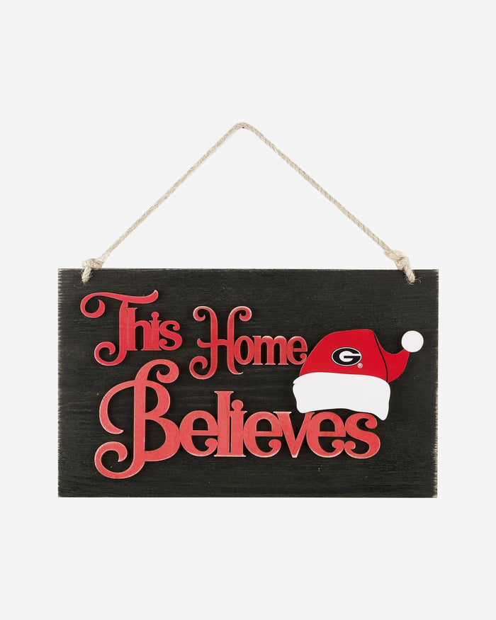 Georgia Bulldogs This Home Believes Wall Sign FOCO - FOCO.com
