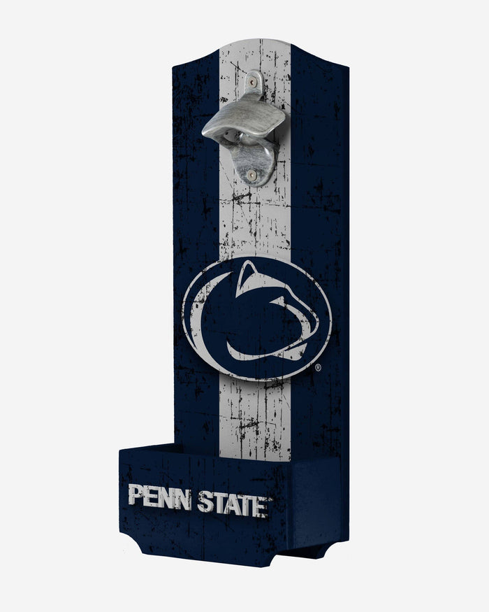 Penn State Nittany Lions Wooden Bottle Cap Opener Sign FOCO - FOCO.com