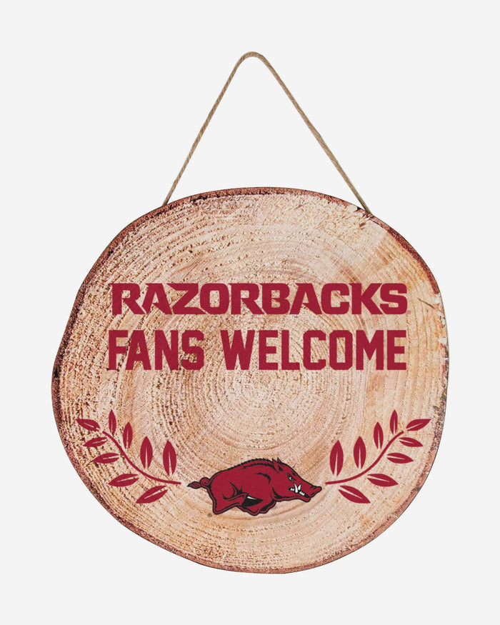 Arkansas Razorbacks Wood Stump Sign FOCO - FOCO.com