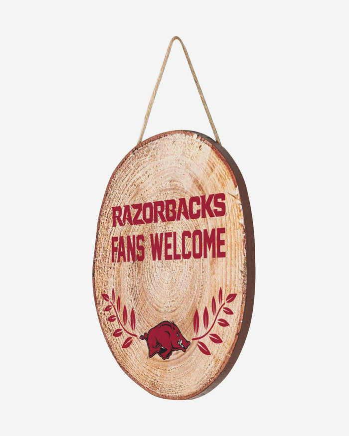 Arkansas Razorbacks Wood Stump Sign FOCO - FOCO.com