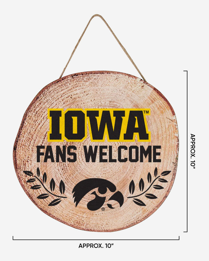 Iowa Hawkeyes Wood Stump Sign FOCO - FOCO.com