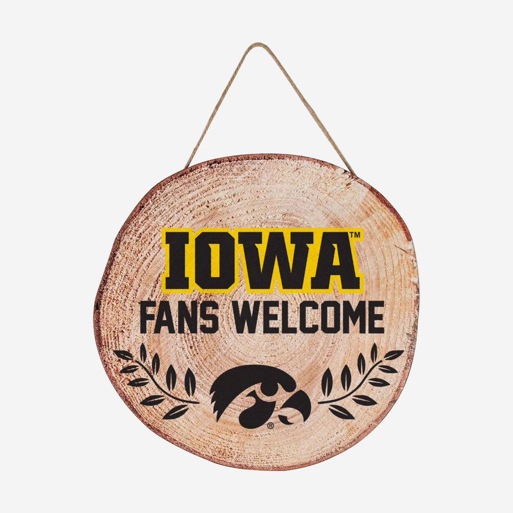 Iowa Hawkeyes Wood Stump Sign FOCO - FOCO.com