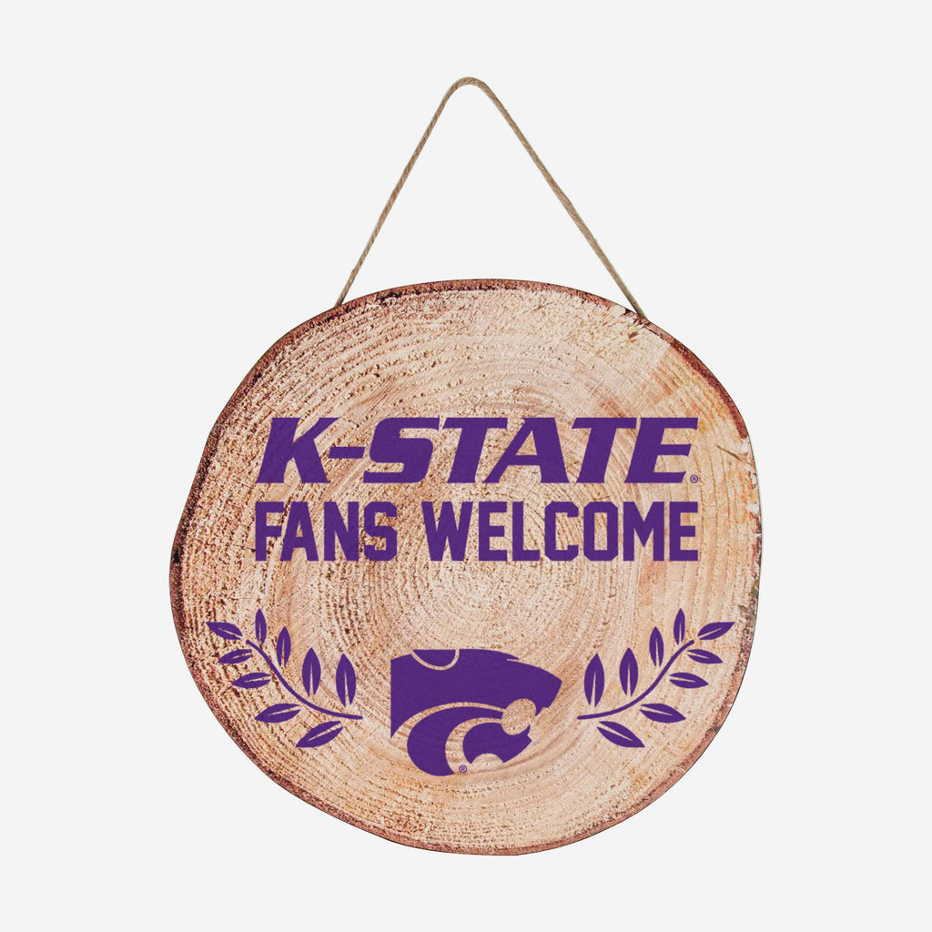 Kansas State Wildcats Wood Stump Sign FOCO - FOCO.com