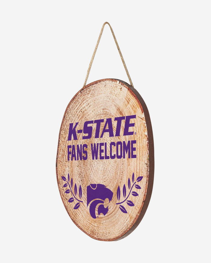 Kansas State Wildcats Wood Stump Sign FOCO - FOCO.com