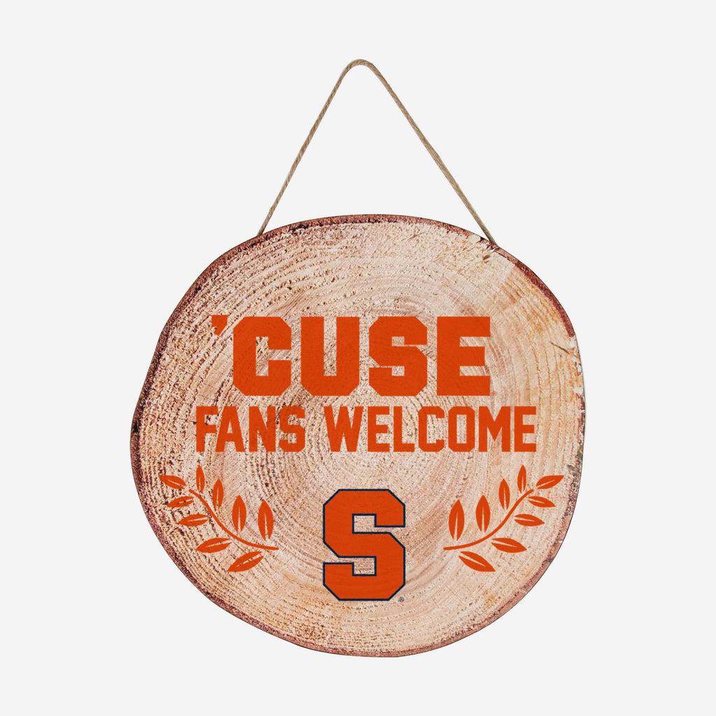 Syracuse Orange Wood Stump Sign FOCO - FOCO.com