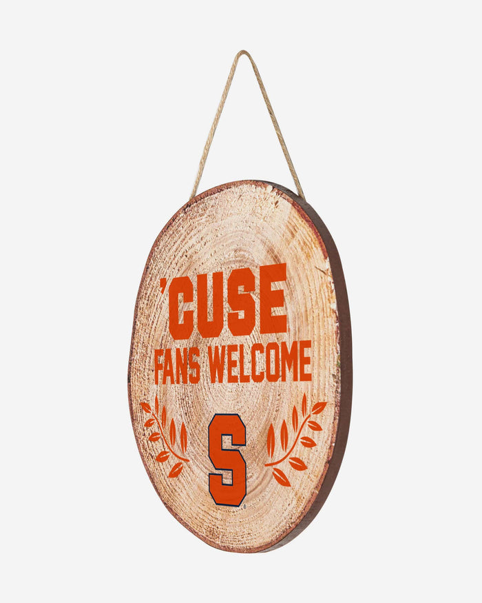 Syracuse Orange Wood Stump Sign FOCO - FOCO.com
