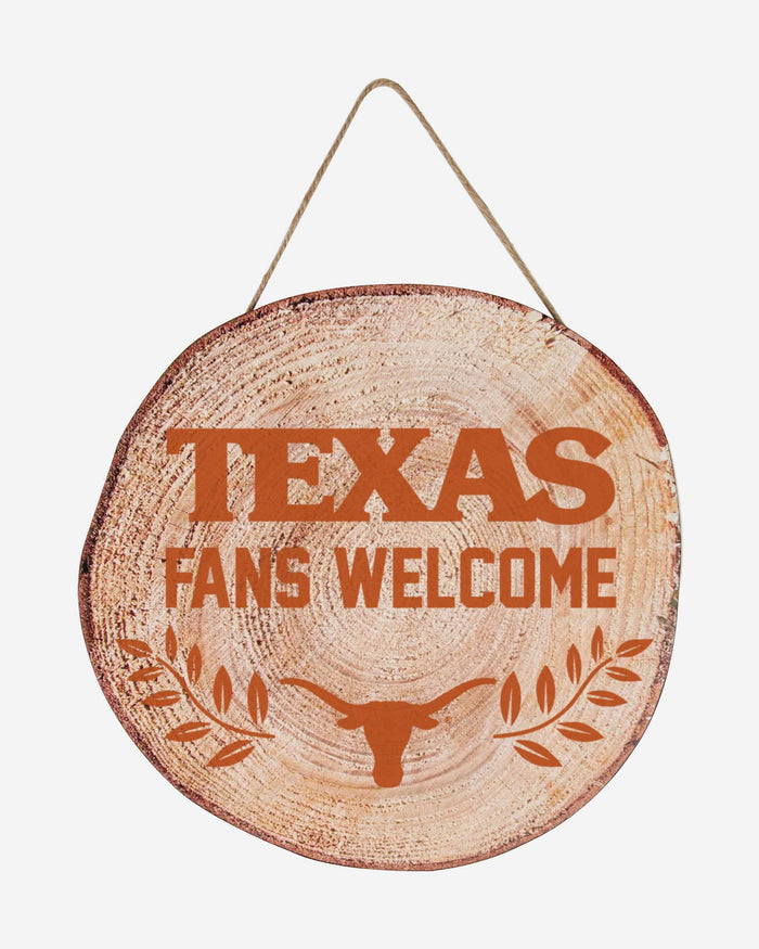 Texas Longhorns Wood Stump Sign FOCO - FOCO.com