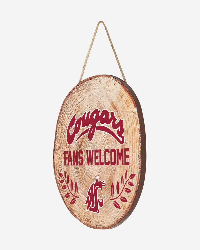 Washington State Cougars Wood Stump Sign FOCO - FOCO.com