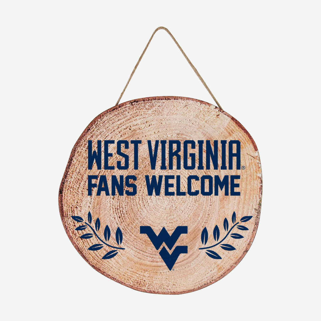 West Virginia Mountaineers Wood Stump Sign FOCO - FOCO.com