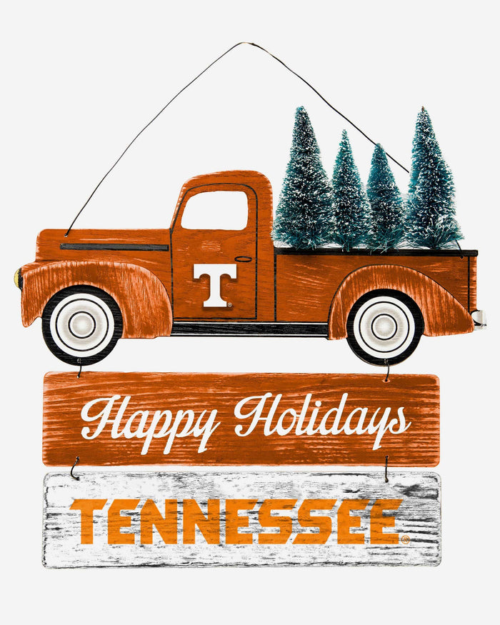 Tennessee Volunteers Wooden Truck With Tree Sign FOCO - FOCO.com