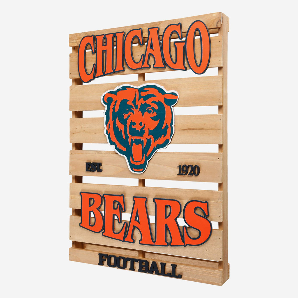 Chicago Bears Wood Pallet Sign FOCO - FOCO.com