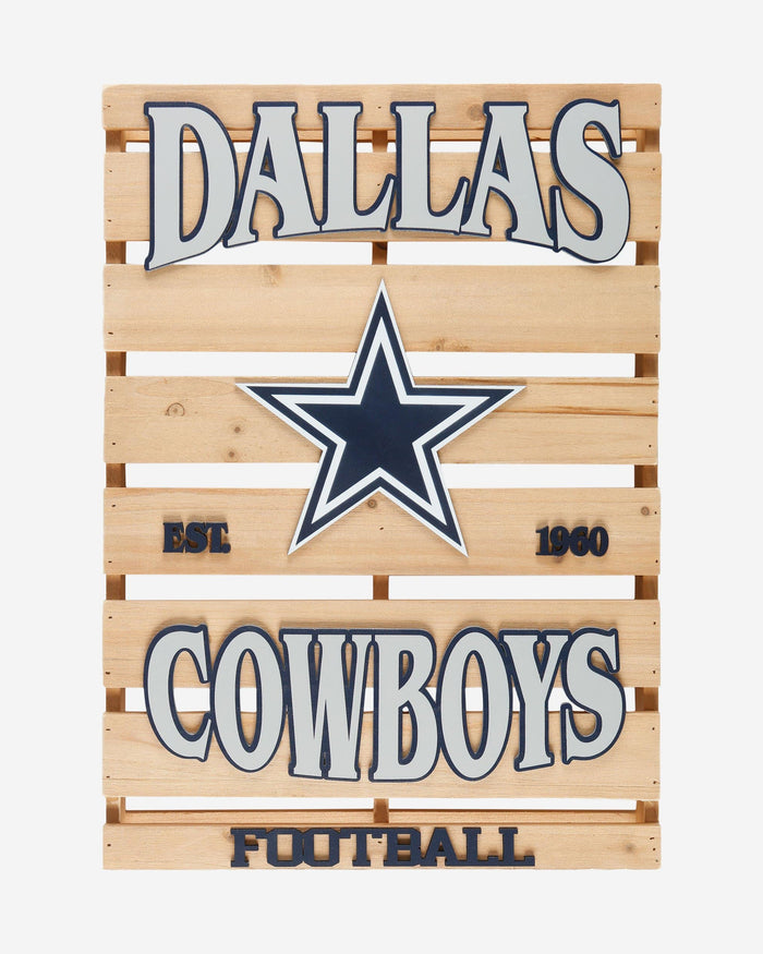Dallas Cowboys Wood Pallet Sign FOCO - FOCO.com