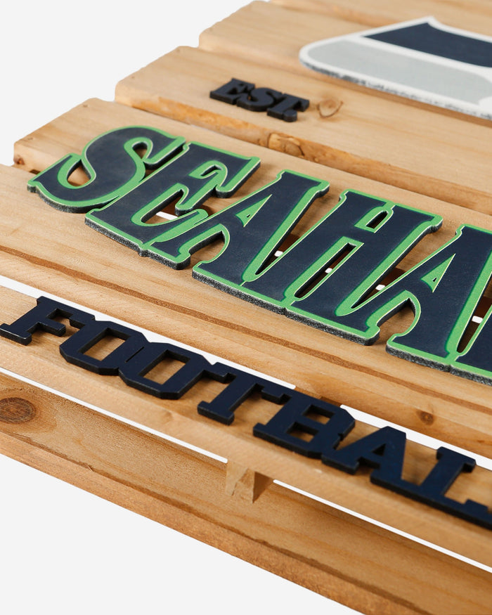 Seattle Seahawks Wood Pallet Sign FOCO - FOCO.com