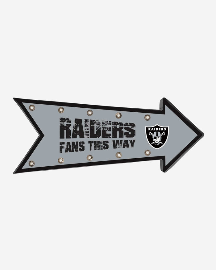 Las Vegas Raiders Arrow Marquee Sign FOCO - FOCO.com