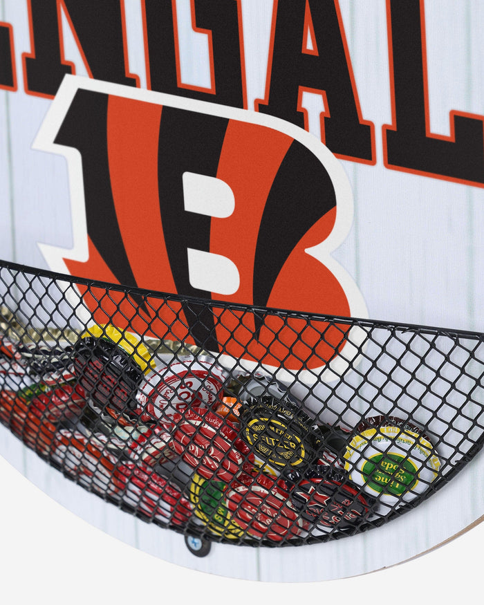 Cincinnati Bengals Bottle Opener Cap Catcher Wall Sign FOCO - FOCO.com